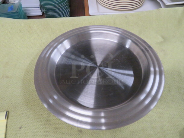 15 Inch Round Heavy Duty Stainless Steel Tray.