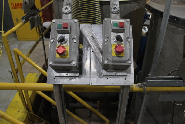 MEGA LOT! Ross CDA-1000 Metal Commercial Floor Style Dual Shaft Mixer. Includes All Items In Recessed Floor Area. BUYER MUST REMOVE.  - Image 6 of 12