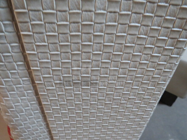 One AWESOME Beige Color Cushioned Booth With Back And Left Side 72X32X32 - Image 4 of 6