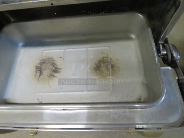 One Bon Chef Full Size  Roll Top Chafer With Gold Accent. - Image 2 of 3