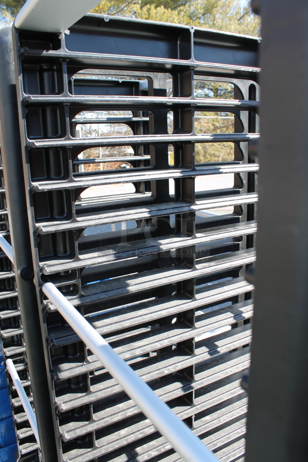 2 Rubbermaid Black Poly and Metal Pan Transport Rack on Commercial Casters. 2 Times Your Bid! - Image 4 of 4