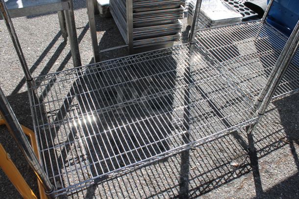 Stainless Steel Table w/ Wire Under Shelf. - Image 3 of 3