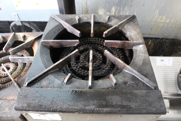 American Range Stainless Steel Commercial Natural Gas Powered Single Burner Stock Pot Range. 18x21x24 - Image 3 of 5