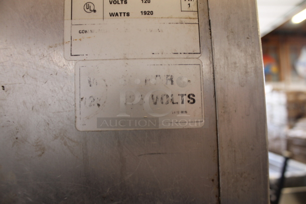 Cres Cor 121PHUA11D Metal Commercial Single Door Reach In Warming Cabinet Merchandiser on Commercial Casters. 120 Volts, 1 Phase. Could Not Test Due To Plug Style - Image 5 of 8