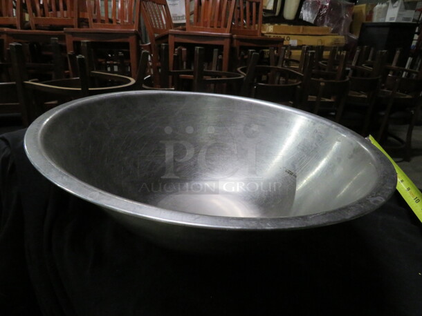 One 15.5 Inch Stainless Steel Mixing Bowl.