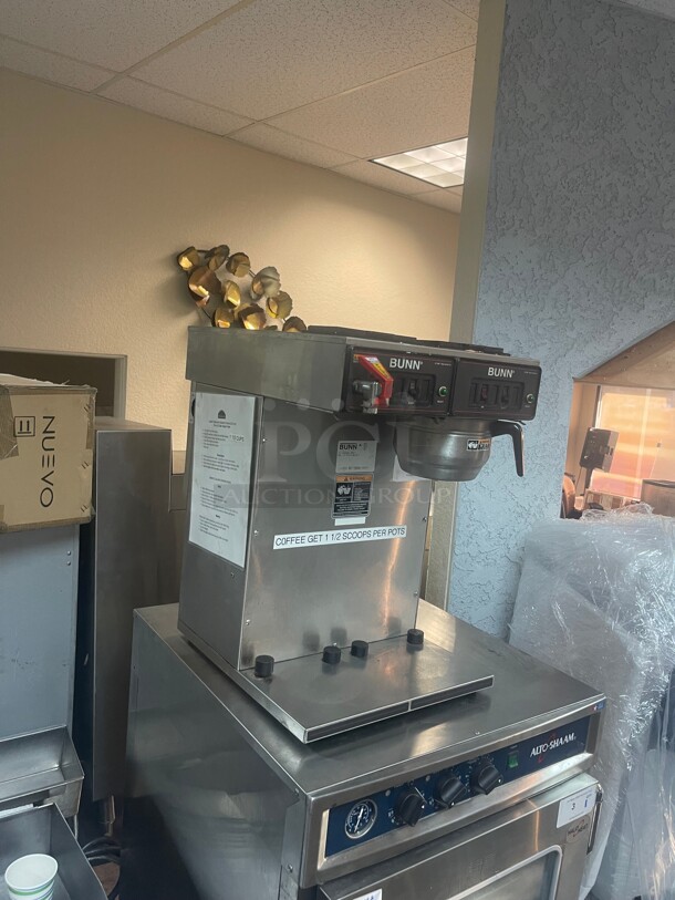 Working! Bunn Commercial Coffee Brewer NSF 120/220 Volt 1 Phase Tested and Working!