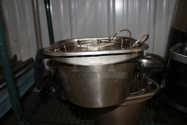 ALL ONE MONEY! Lot of Curtis TXSG1501S600 Metal Beverage Holder Dispenser and 4 Metal Brew Baskets. - Image 9 of 9