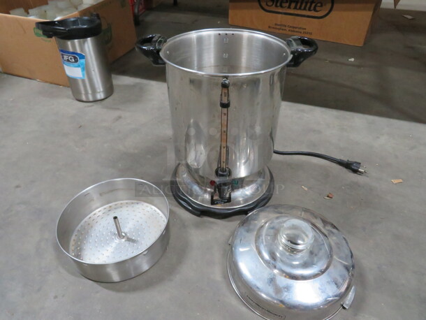 One Hamilton Beach Coffee Urn/Percolator. #55060 No Stem. - Image 1 of 2