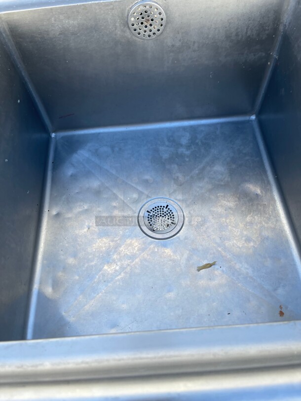 Clean! Commercial Two Compartment Stainless Steel Sink with Drain boards NSF  - Image 6 of 10