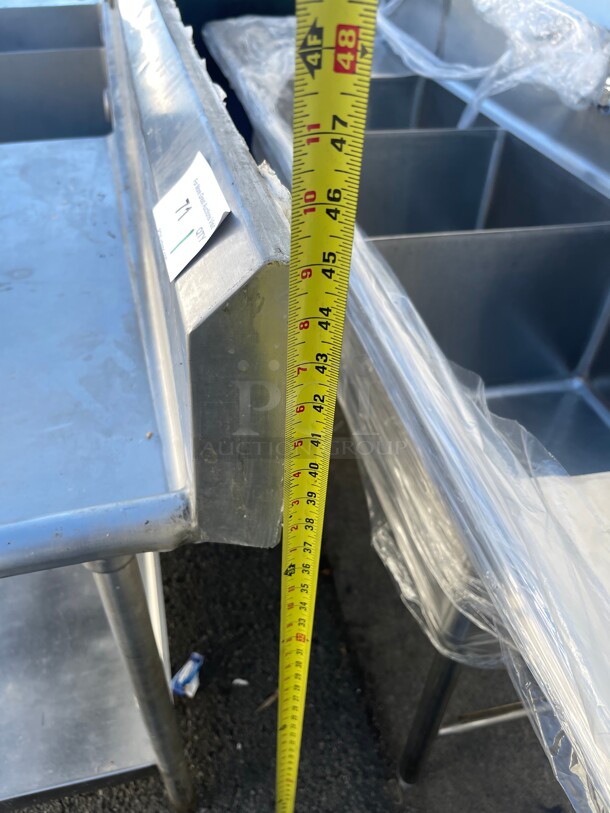 Clean! Commercial Two Compartment Stainless Steel Sink with Drain boards NSF  - Image 10 of 10