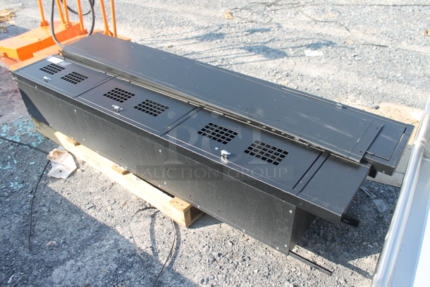 2 BRAND NEW SCRATCH AND DENT!  Black Metal 3 Cubby Lockers. 2 Times Your Bid! - Image 1 of 5