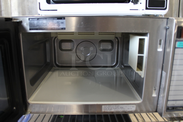 2022 Sharp R-21LVF Stainless Steel Countertop Microwave Oven. 120 Volts, 1 Phase.  - Image 3 of 5