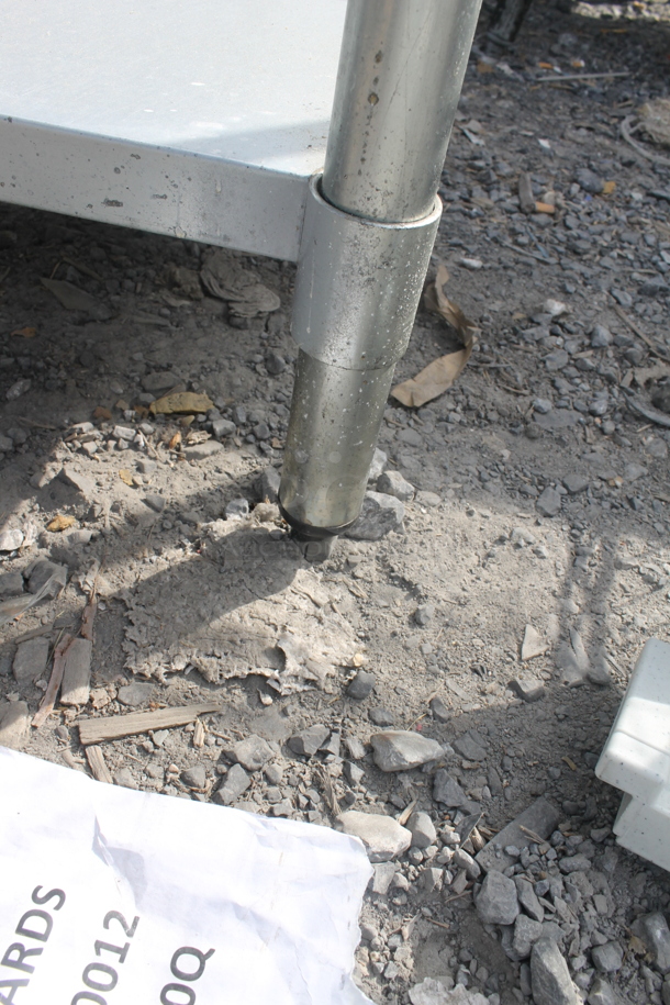 Stainless Steel Table w/ Backsplash and Undershelf - Image 5 of 5