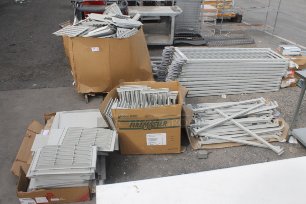 HUGE LOT NEW Cambro Camshelving Parts and Pieces - Image 1 of 11