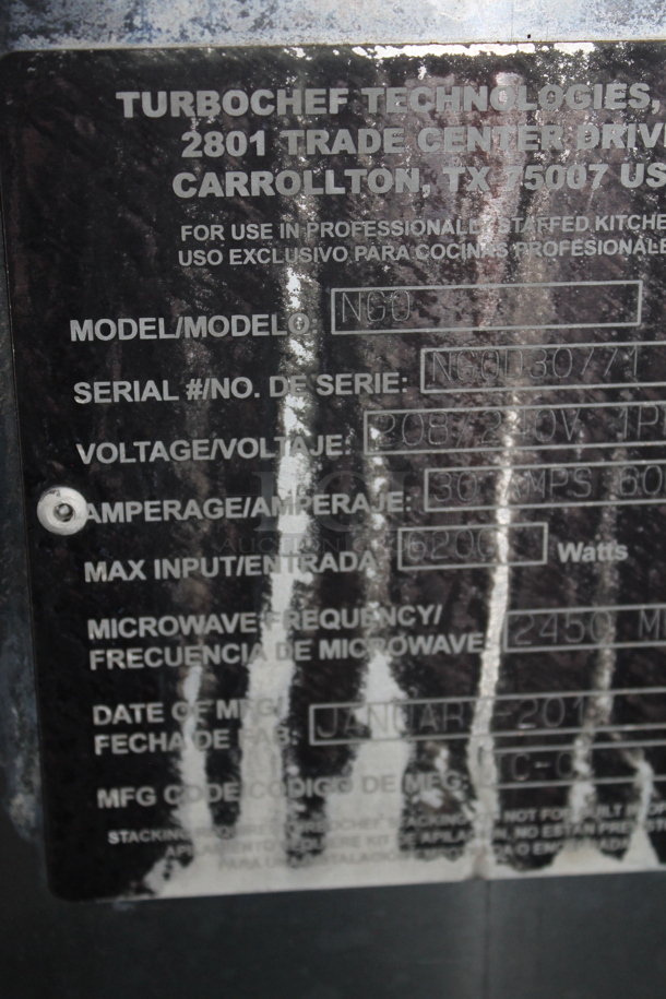 2015 Turbochef NGO Metal Commercial Countertop Electric Powered Rapid Cook Oven. 208/240 Volts, 1 Phase.  - Image 5 of 5