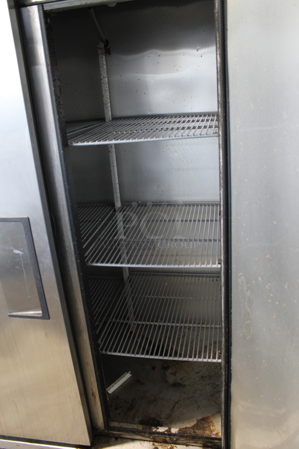 2015 True T35 Stainless Steel Commercial 2 Door Reach In Cooler w/ Poly Coated Racks. 115 Volts, 1 Phase. Tested and Does Not Power On - Image 7 of 7