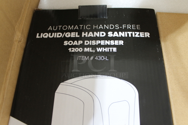 BRAND NEW IN BOX! Alpine White Poly Hand Sanitizer Dispenser. - Image 4 of 4