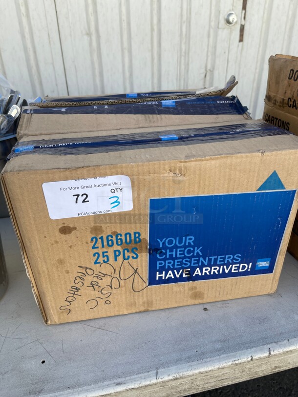 New! Check Presenters Each box Has 12 Pcs - Image 1 of 4