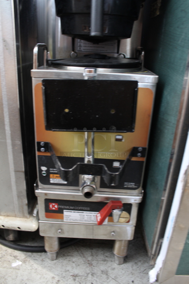 Curtis GEMSIF10A1015 Stainless Steel Commercial Countertop Coffee Machine w/ Hot Water Dispenser, Server Satellite and Poly Brew Basket. 220 Volts, 1 Phase.  - Image 3 of 6