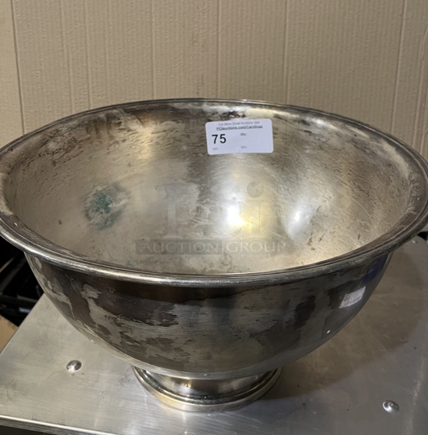 Silver Punch Bowl - Image 1 of 1