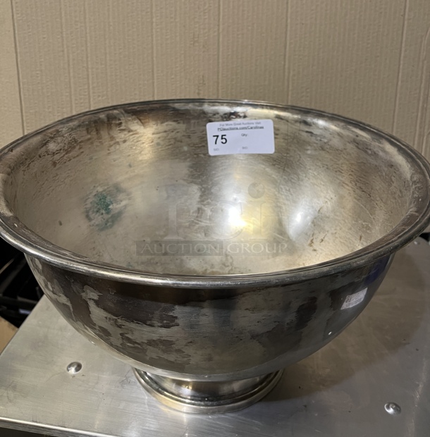 Silver Punch Bowl