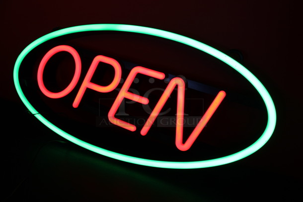 Open Light Up Sign. 27x2.5x13. Tested and Working! - Image 4 of 5