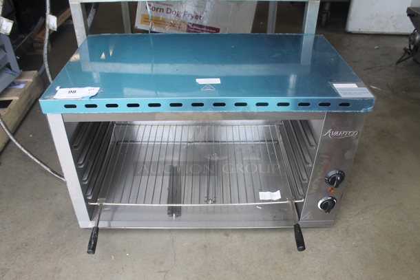 BRAND NEW SCRATCH AND DENT! Avantco 177CHSME32M Stainless Steel Commercial Electric Powered Cheese Melter. 208/240 Volts, 1 Phase. Tested and Working! - Image 1 of 6