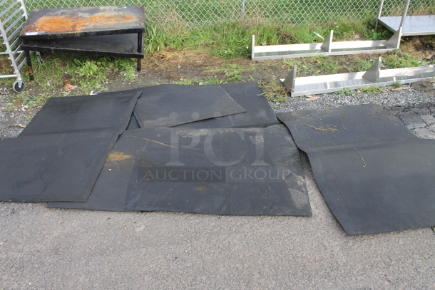 ALL ONE MONEY! Lot of 6 Various Black Floor Mats. - Image 2 of 3