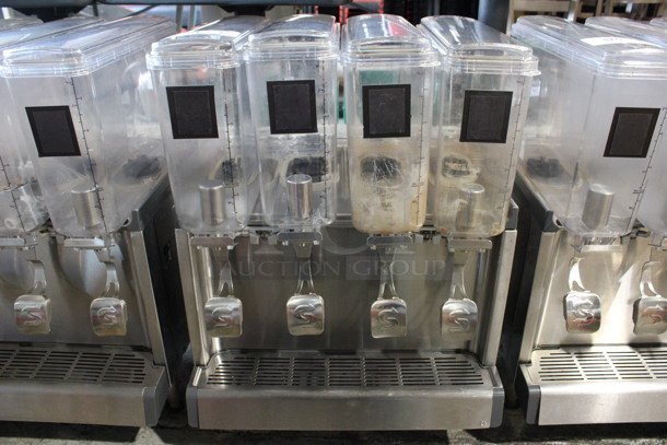 2018 Crathco Model CS-4E/2D/3D-16 Stainless Steel Commercial Countertop 4 Hopper Refrigerated Drink Machine. 120 Volts, 1 Phase. 21x18x28. Tested and Working! - Image 1 of 8
