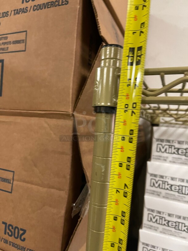 Clean! Stainless Steel Commercial Wire Shelf NSF Great For Food Storage Gold Color  - Image 6 of 6