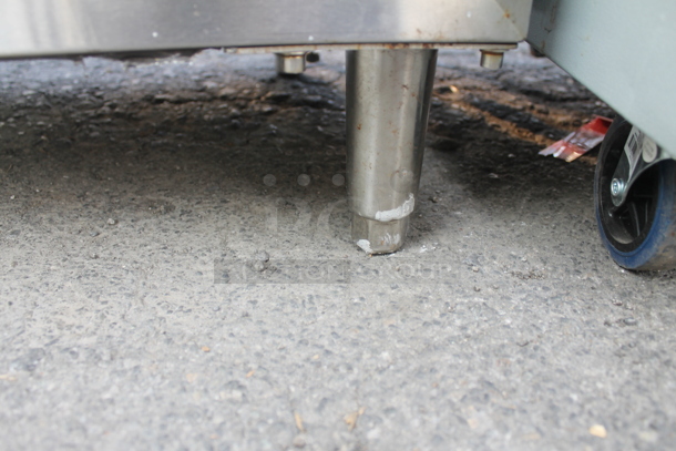 Commercial Stainless Steel Table With Undercabinet And Bar Mats - Image 11 of 11