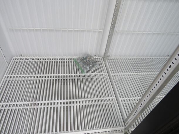 One True 2 Door Glass Display Freezer With 8 Racks On Casters. Model# GDM-49F-LD. 115/208/230 Volt. Unable To Test. 49X30X80 - Image 2 of 3