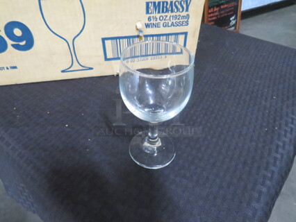 NEW Libbey 6.5oz Wine Glass. 12XBID