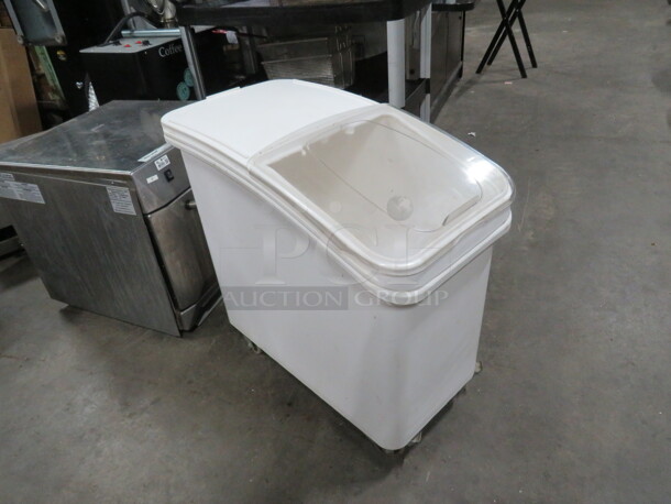 One Winco 27 Gallon Ingredient Bin On Casters. - Image 1 of 1