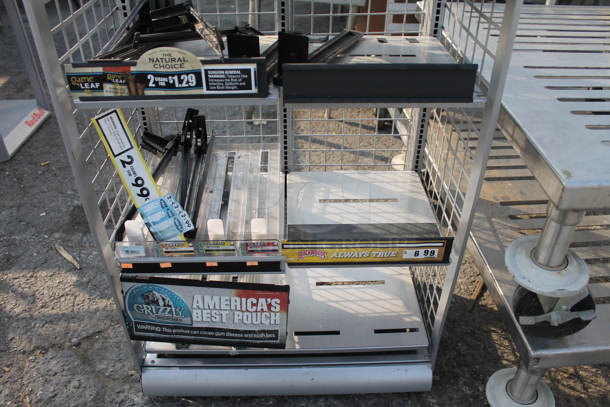 Commercial Gray Cigarette/Tobacco Gridwall Display - Image 5 of 6