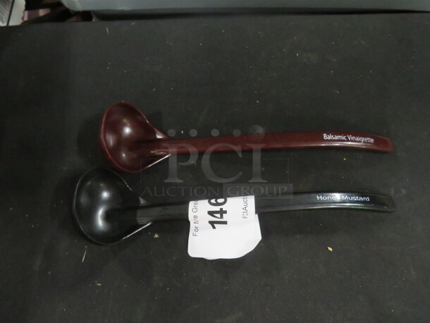 One Lot Of 16 Poly Salad Bar Ladles.  - Image 1 of 1