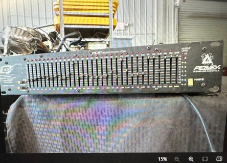 One Peavey Q431F 31 Band Graphic Equalizer. 