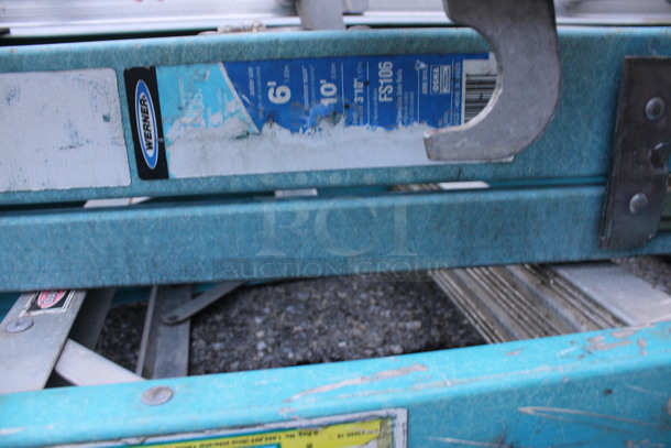 3 Ladders; All American 8-11' 200 Pound Capacity Aluminum and 2 Werner 6' 250 Pound Capacity. 3 Times Your Bid! - Image 6 of 6