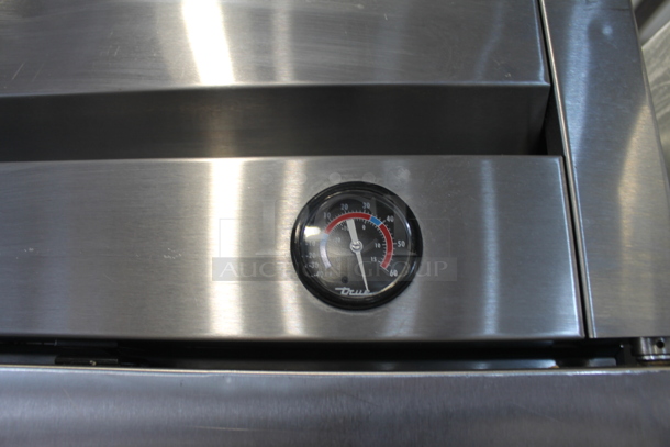2013 True T-49F ENERGY STAR Stainless Steel Commercial 2 Door Reach In Freezer w/ Poly Coated Racks on Commercial Casters. 115 Volts, 1 Phase. Tested and Working! - Image 3 of 8