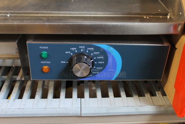 BRAND NEW SCRATCH AND DENT! 2022 Hoocoo CMEG-818 Stainless Steel Commercial Countertop Electric Powered Flat Top Griddle w/ Thermostatic Controls. 240 Volts. - Image 2 of 5