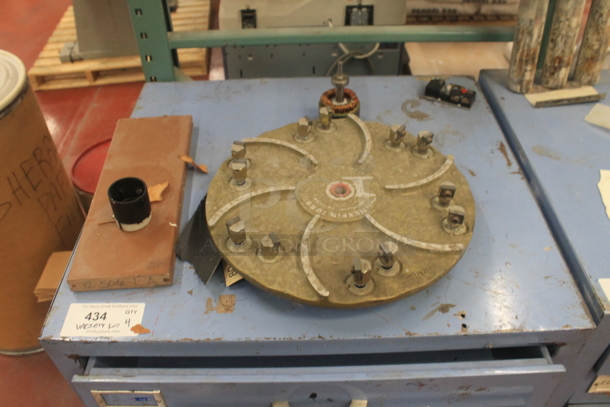 Blue Metal 9 Drawer Filing Cabinet w/ Contents. BUYER MUST REMOVE. - Image 3 of 8