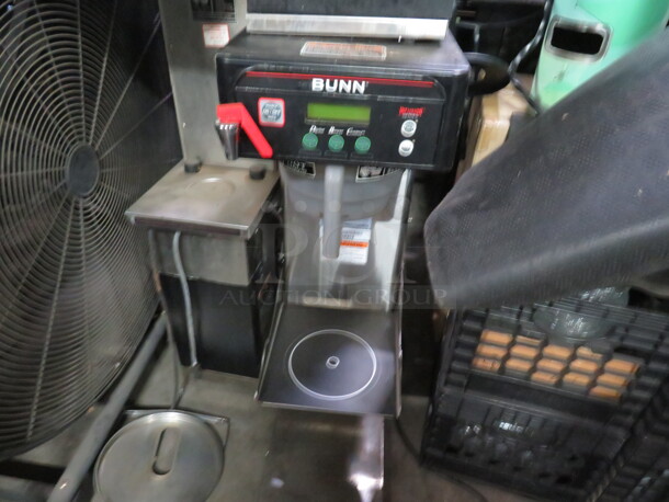 One Bunn Infusion Dual Coffee Tea Brewer With Filter Basket. Model# ITCB-DV 29. 10X22X34. $1254.31. - Image 1 of 1