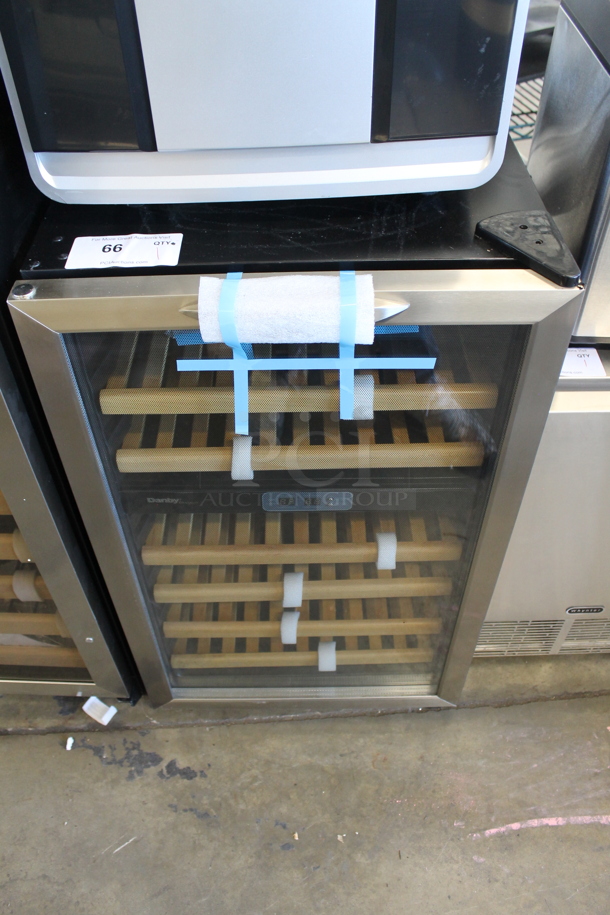 BRAND NEW SCRATCH AND DENT! Danby DWC283BLS 19 Inch Wine Cooler 30 Bottle Dual Temperature Zones & Reversible Door. 115 Volts, 1 Phase. Tested and Working! - Image 1 of 5