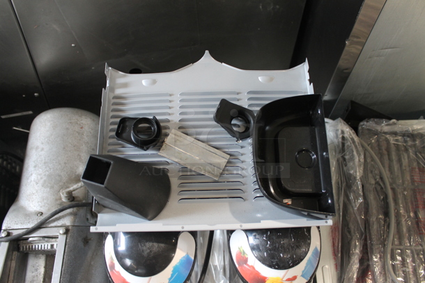 BRAND NEW SCRATCH AND DENT! Vollrath VCBA128-37 Metal Commercial Countertop 2 Hopper Slushie Machine. 115 Volts, 1 Phase. Tested and Working! - Image 2 of 9