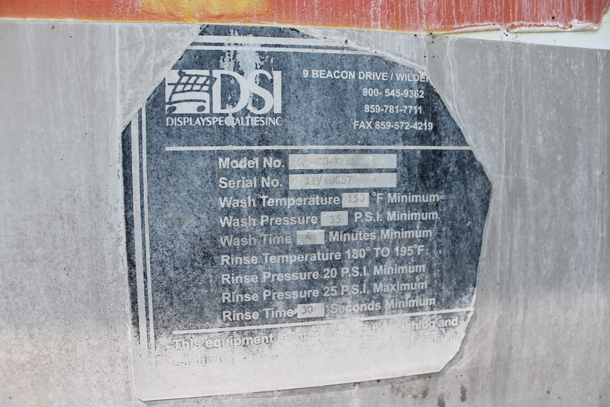 DSI Stainless Steel Commercial Floor Style Pot and Pan Washer. 480 Volts, 3 Phase. - Image 5 of 8