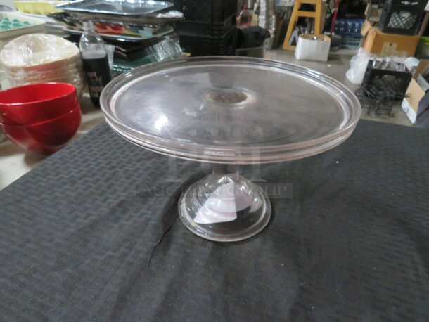 One 9X6 Footed Glass Display Server. - Image 1 of 1