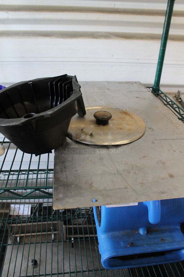ALL ONE MONEY! Lot of Various Items Including Metal Lid, Dolphin Figurines and Knife. - Image 2 of 4