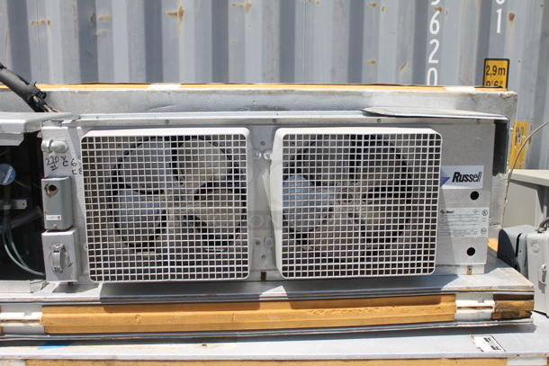 2 Arctic Walk In Boxes That Make One Combo Box w/ Russell AE26-75B 208/230 Volt, 1 Phase Evaporator, Commercial Evaporator, Trenton Compressor and Trenton TEZA020L8-HS2B-F 208-230 Volt, 1 Phase Compressor. Cooler Is 8'x12' and Freezer Is 8'x8'. 2 Times Your Bid! - Image 4 of 12