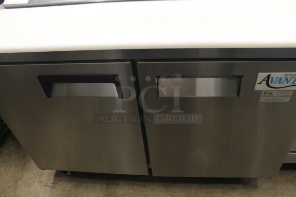 Avantco 178APT48 Stainless Steel Commercial Sandwich Salad Prep Table Bain Marie Mega Top. 115 Volts, 1 Phase. Tested and Working! - Image 3 of 7