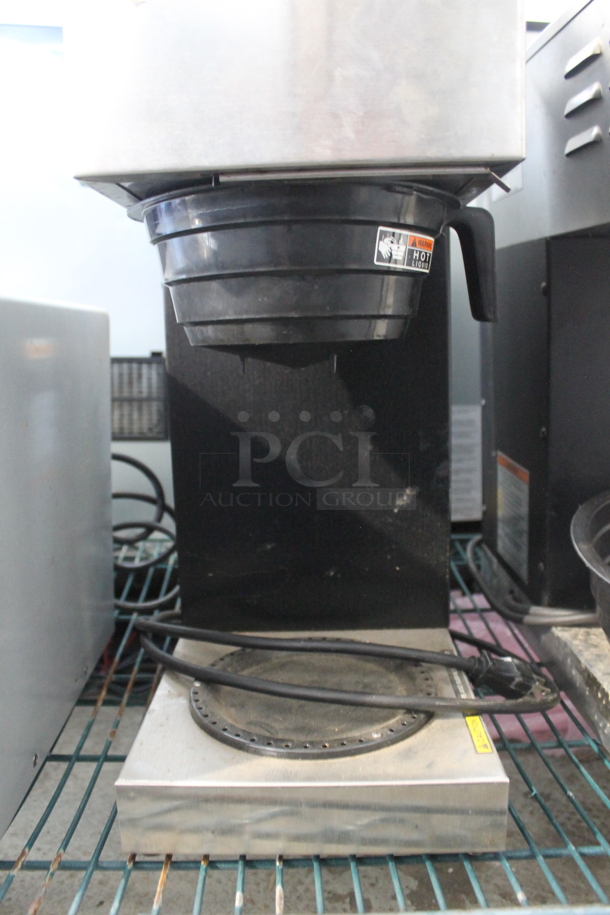Bunn VPR Stainless Steel Commercial Countertop 2 Burner Coffee Machine w/ Poly Brew Basket. 120 Volts, 1 Phase. - Image 4 of 6